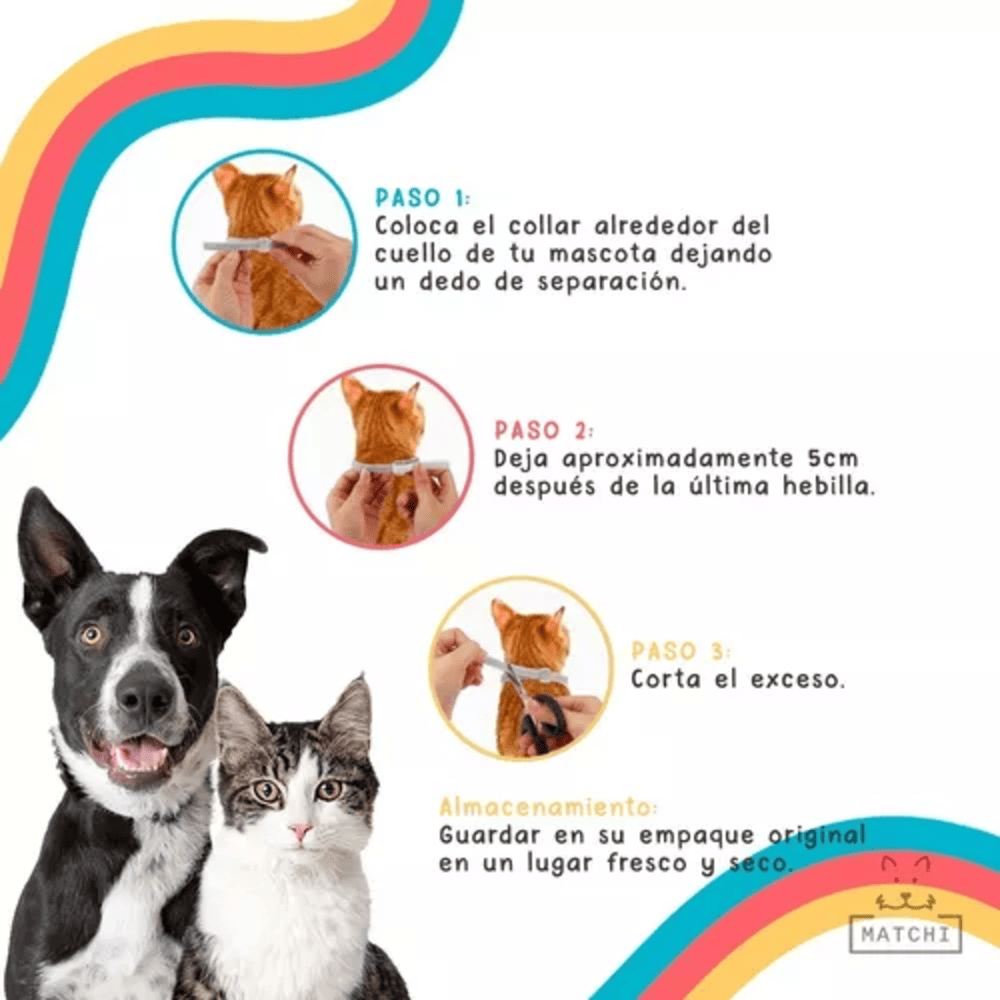 Collar Mascotas Anti Pulgas