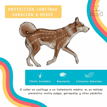 Collar Mascotas  Anti Pulgas